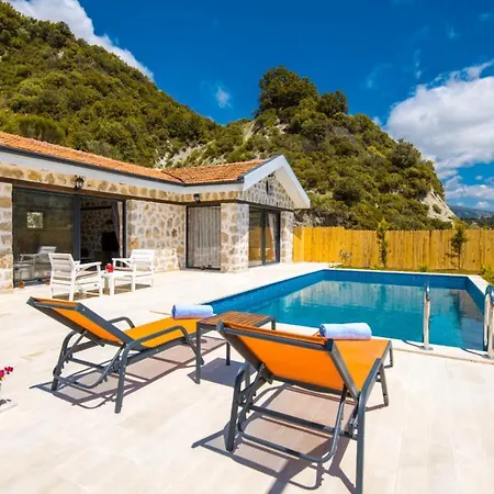 Exceptional With Private Pool And Jacuzzi In Kas, Antalya * קס